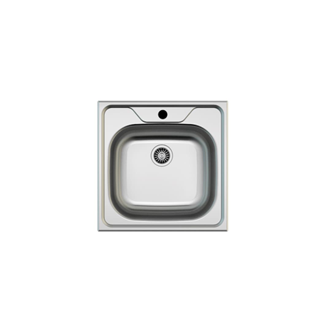 ZLN0155 50X50 Paslanmaz Çelik Evye (Kalınlık 0,4 Mm)