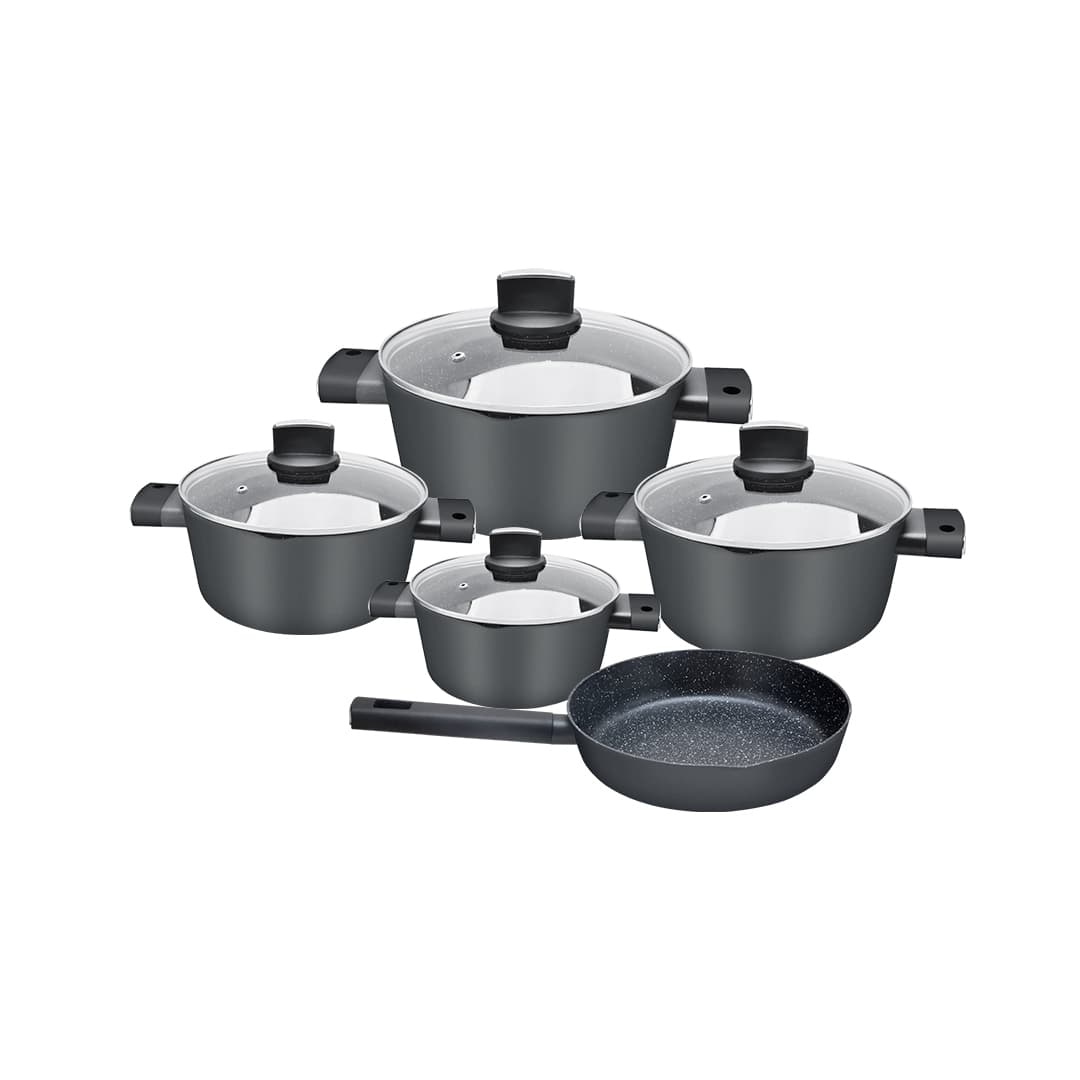 ZLN0942 9 Parça Tencere Seti (Spotty Chef) (Extra Kutu)